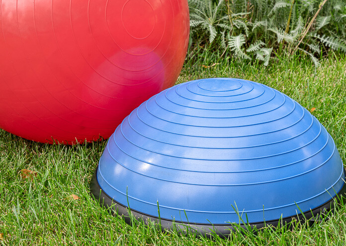 BOSU compared to a BOSU Trainer