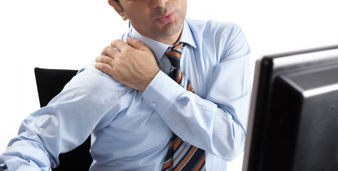 Reduce Neck Pain with Office Stretches