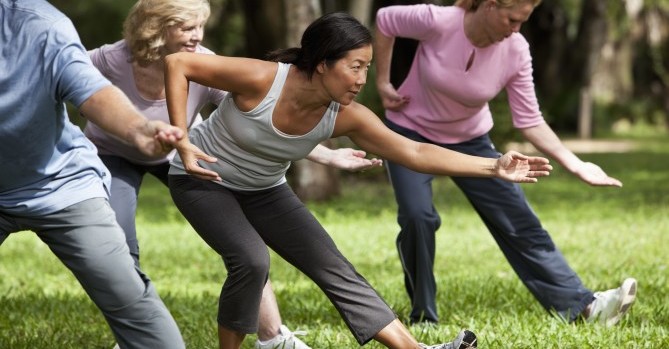 Group Stretching